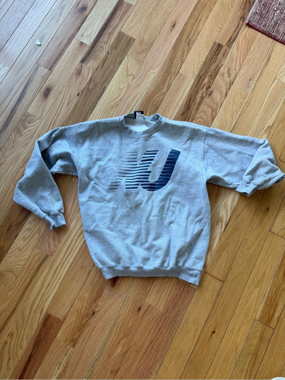 Men's Gray Logo Crewneck Sweatshirt